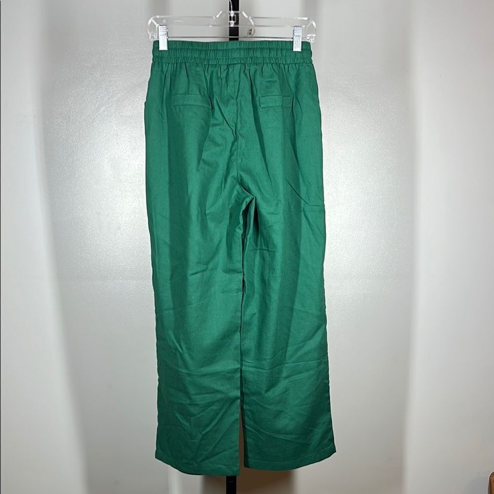 Green Drawstring Pants - Picture 2 of 8